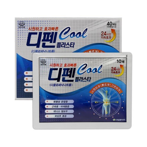 韓國 SINIL PHARM 消疲勞肌肉貼 - 冰涼感 (40片裝)